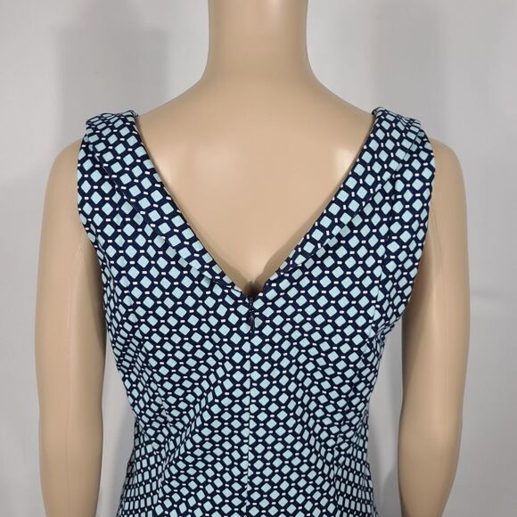 Lands' End Blue Dimond Bodycon Dress - Picture 4 of 9